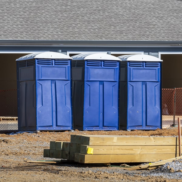 what is the maximum capacity for a single portable restroom in Elsa